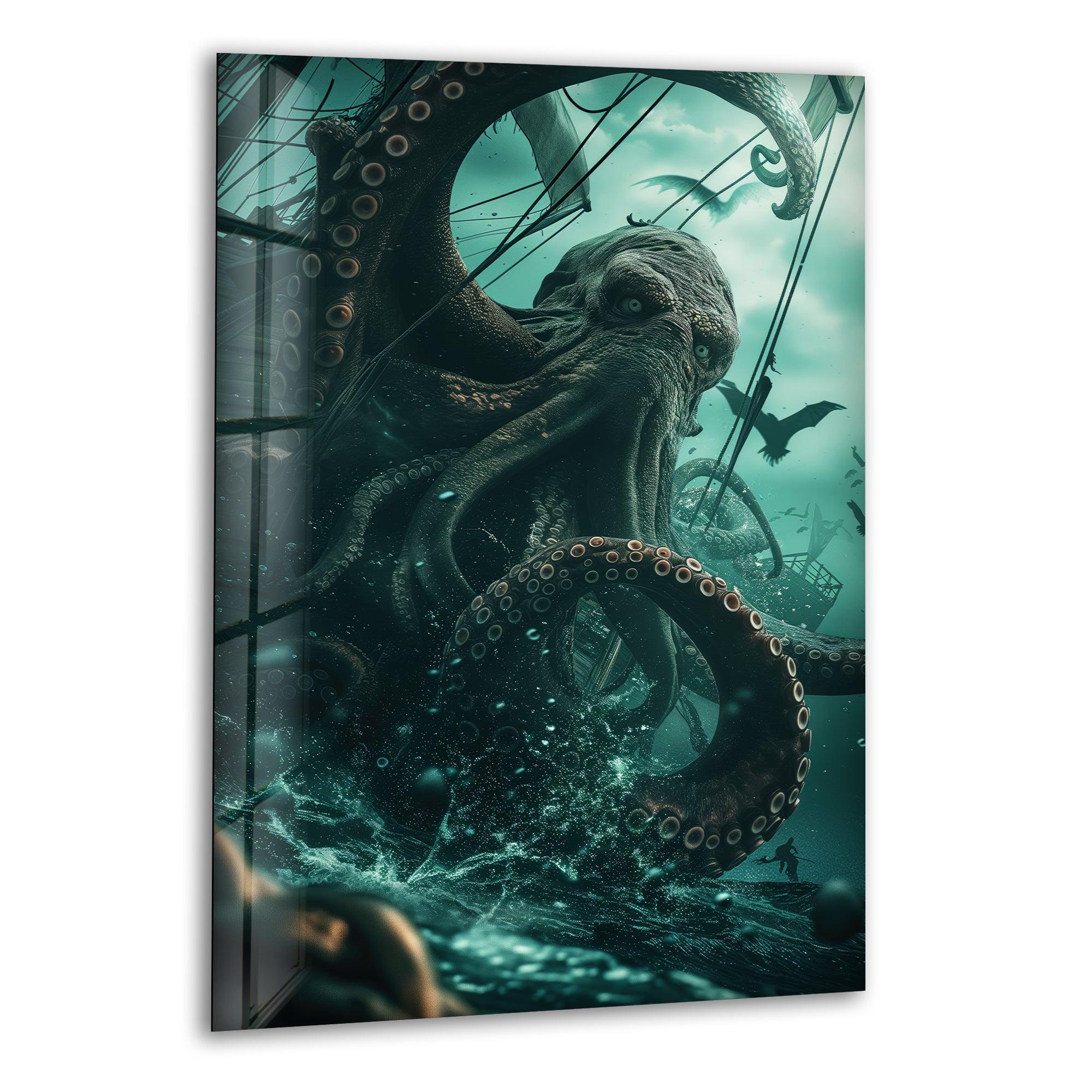 Kraken Attack Wall Art – Legendary Nautical Decor – MyPhotoStation