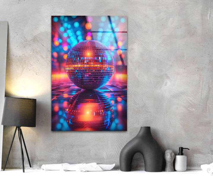 Disco Ball Tempered Glass Wall Art - MyPhotoStation
