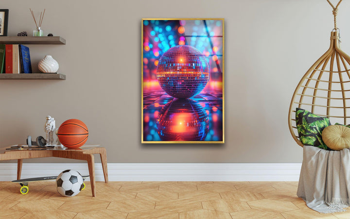Disco Ball Tempered Glass Wall Art - MyPhotoStation