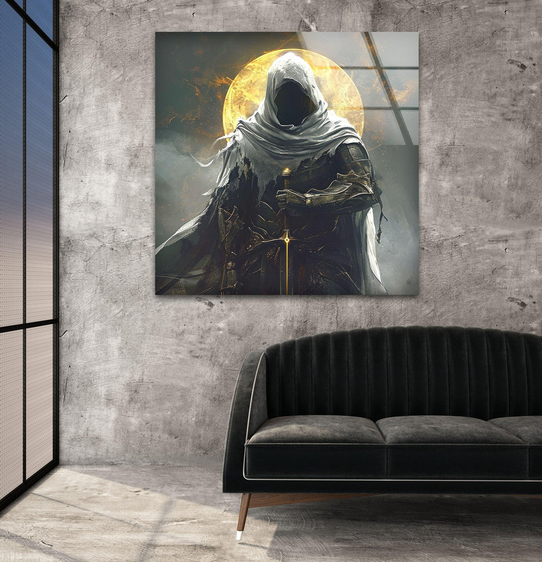 Dark Souls Paladin Knight Fantasy Glaswandkunst