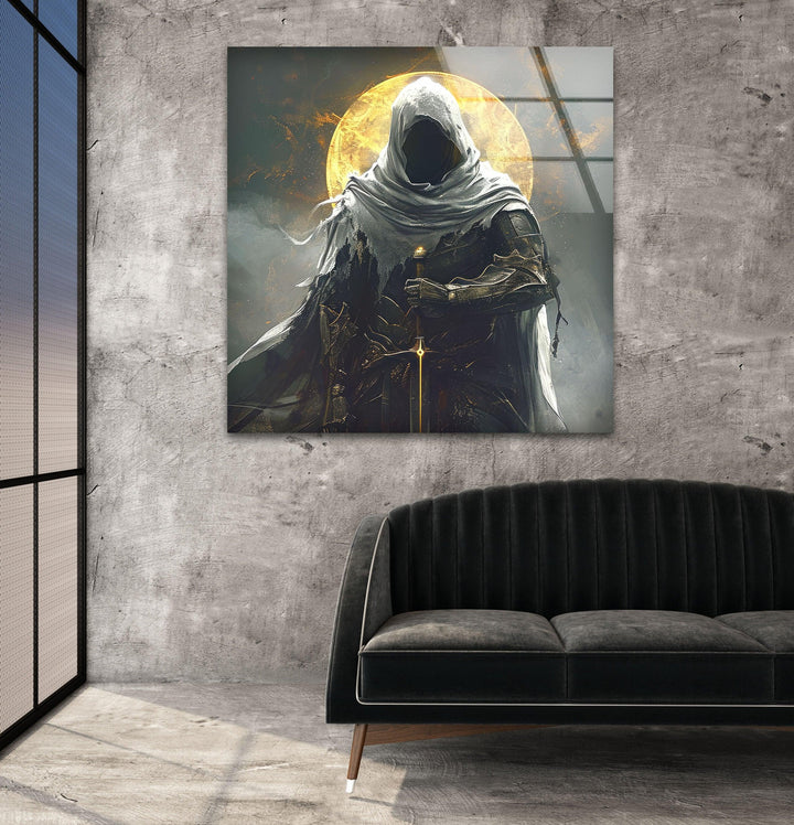 Dark Souls Paladin Knight Fantasy Glaswandkunst