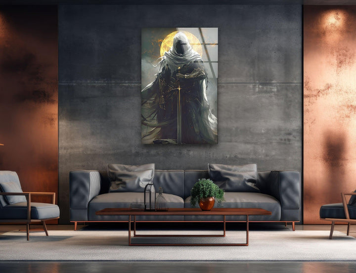 Dark Souls Paladin Knight Fantasy Glaswandkunst
