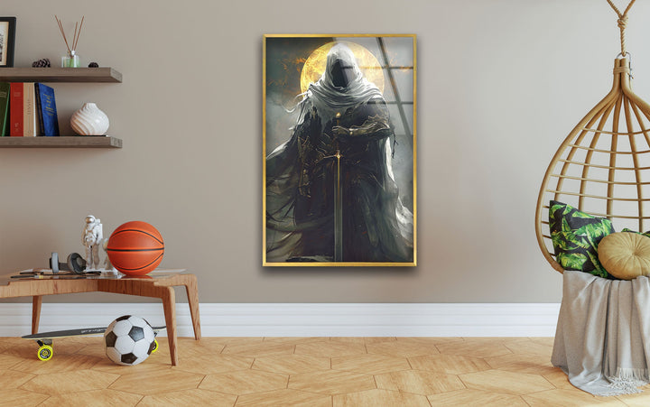 Dark Souls Paladin Knight Fantasy Glaswandkunst