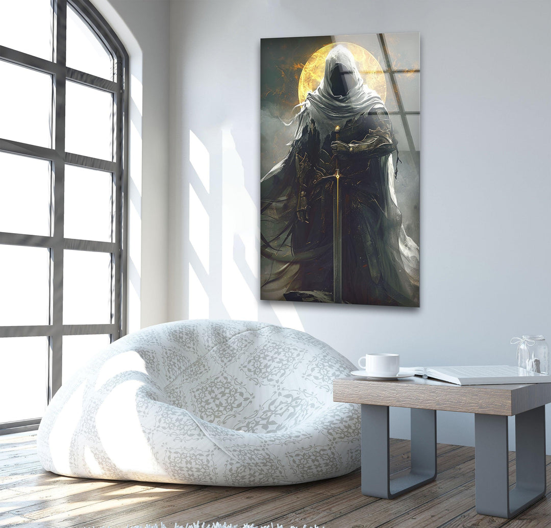 Dark Souls Paladin Knight Fantasy Glaswandkunst