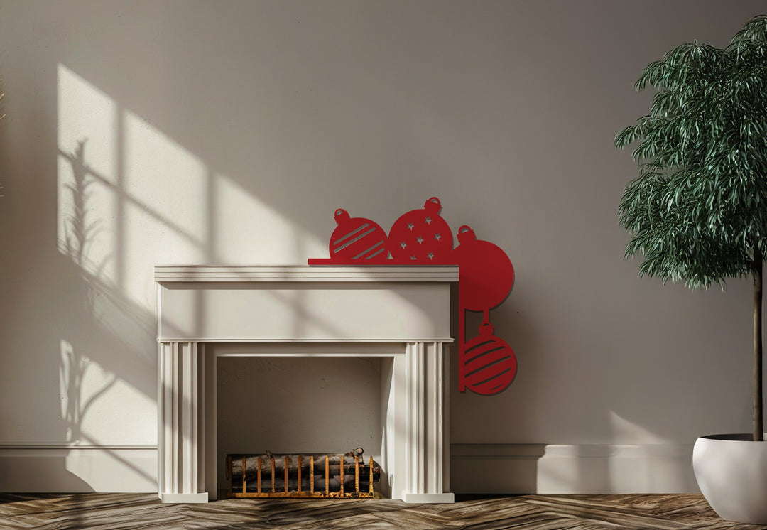 Laser-cut ornament wall decoration for Christmas homes