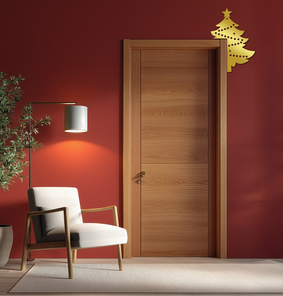 Elegant holiday tree wall decoration metal artwork