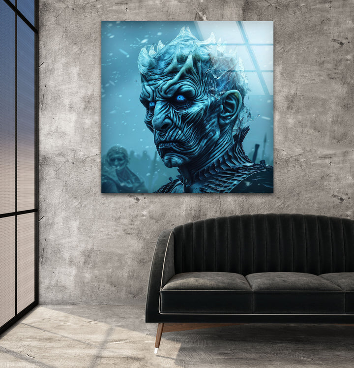 Game of Thrones Army of The Dead Glass Wall Art custom glass photo prints, large glass prints
