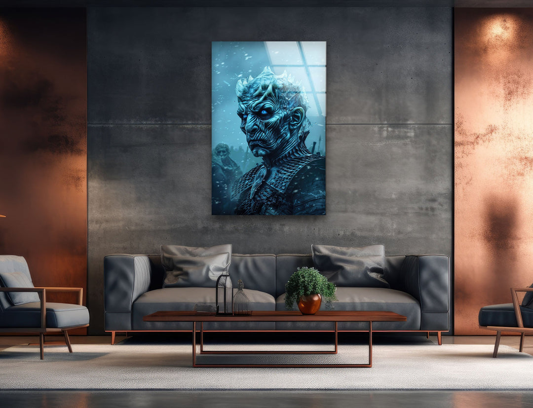 Game of Thrones Army of The Dead Glass Wall Art print picture on glass, Tempered Glass Wall Art

