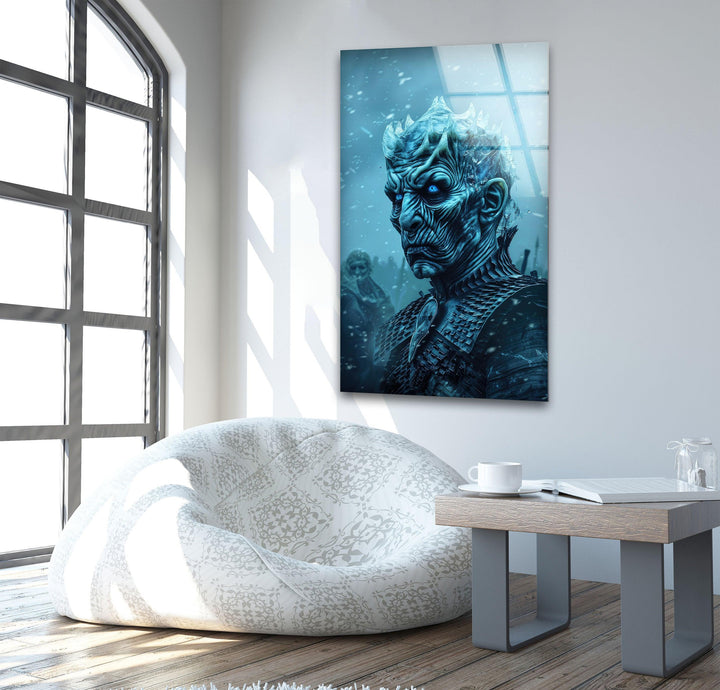 Game of Thrones Army of The Dead Glass Wall Art glass art painting, glass art for the Wall
