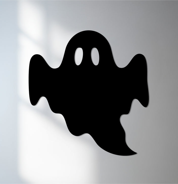 Halloween ghost metal wall art for spooky home decoration