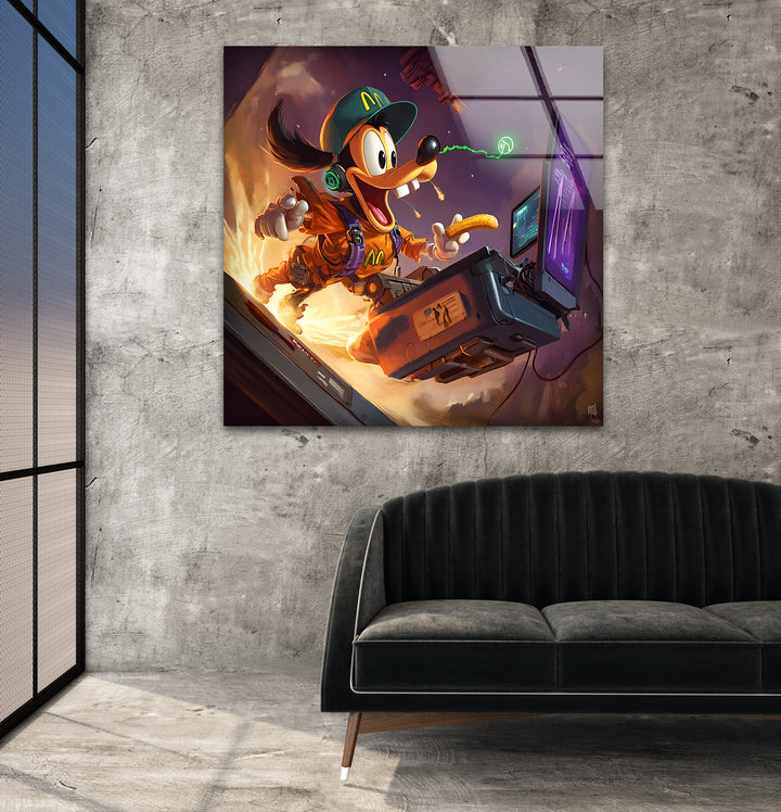 Goofy Glass Wall Art glass photo prints, glass picture prints