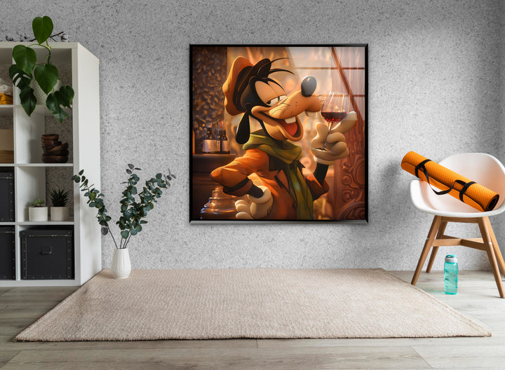 Intellectual Goofy Glass Wall Art Glass Printing Wall Art, Print photos on glass

