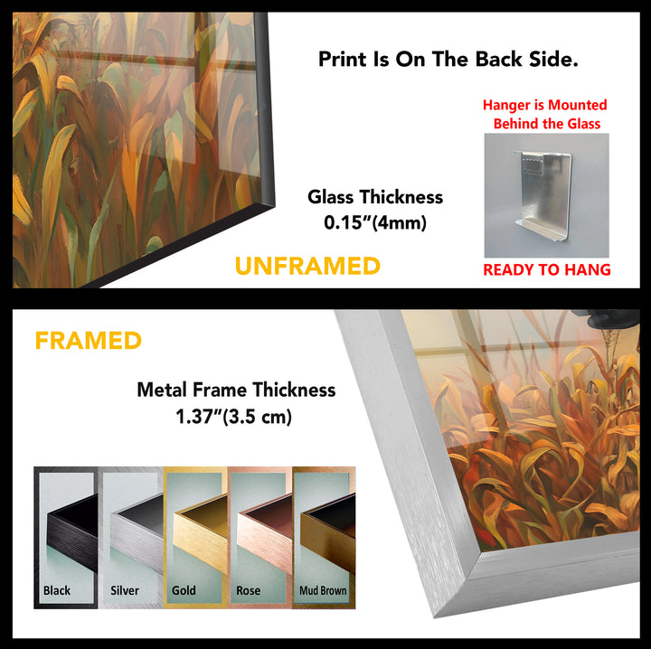 Goofy Farmer Glass Wall Art