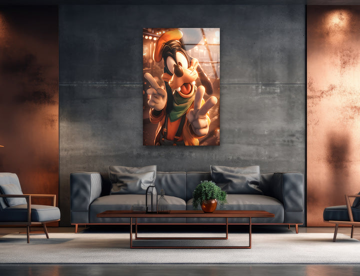 Goofy Art Glass Wall Art large glass photo prints, glass wall photos