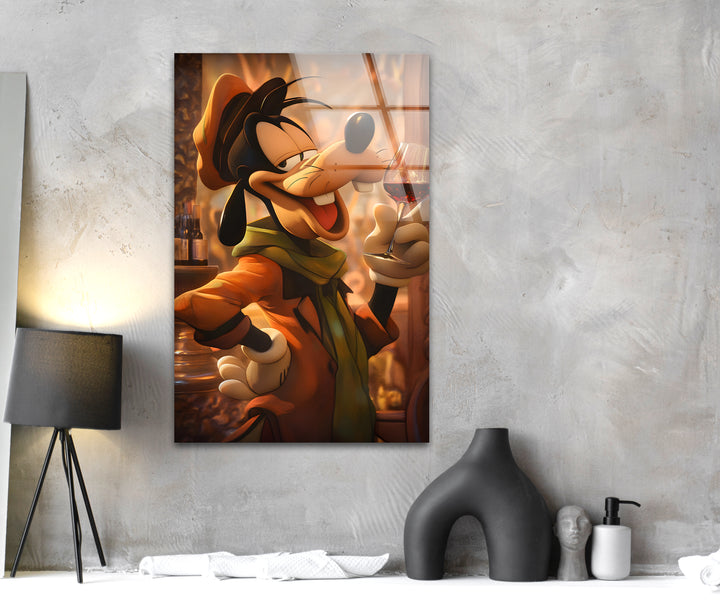 Intellectual Goofy Glass Wall Art custom glass pictures, glass art prints

