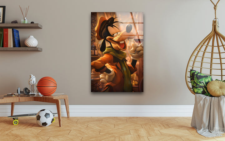 Intellectual Goofy Glass Wall Art photo print on glass, prints on glass wall art
