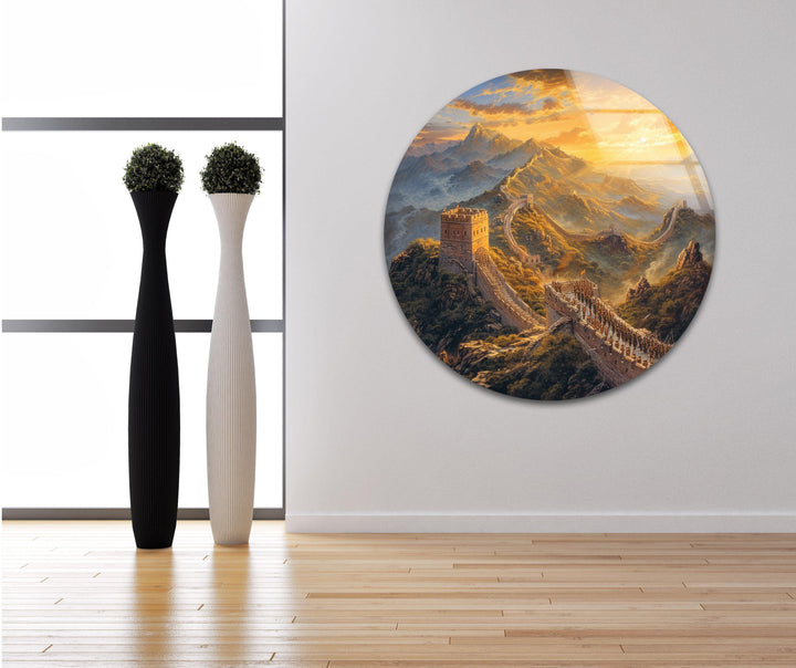 Great Wall of The China Glass Wall Art glass image printing, glass prints from photos
