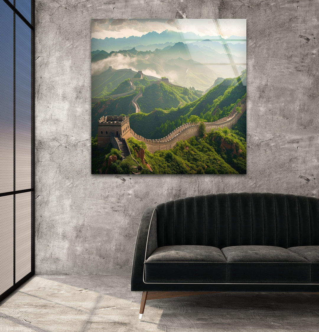 Wall of China Glass Wall Art stained glass wall art, stained glass wall decor
