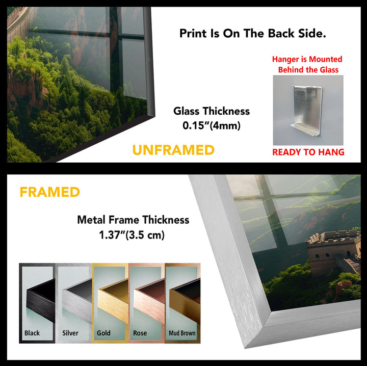 Wall of China Glass Wall Art