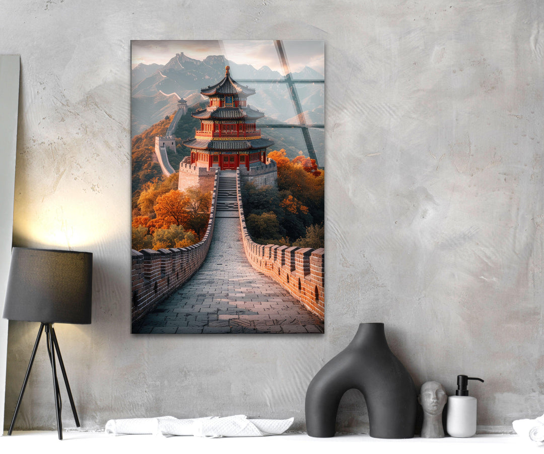 Great China Wall Glass Wall Art art glass wall art, glass wall art pictures
