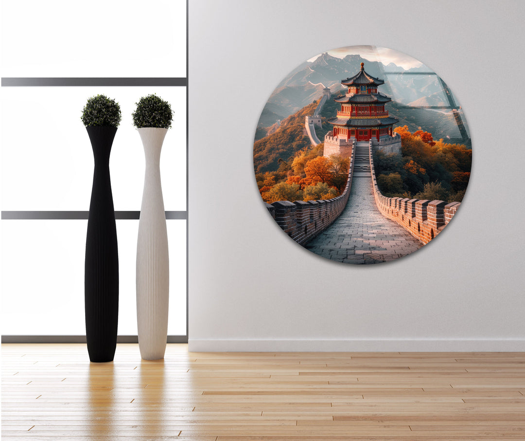 Great China Wall Glass Wall Art glass pictures for Wall, glass prints wall art
