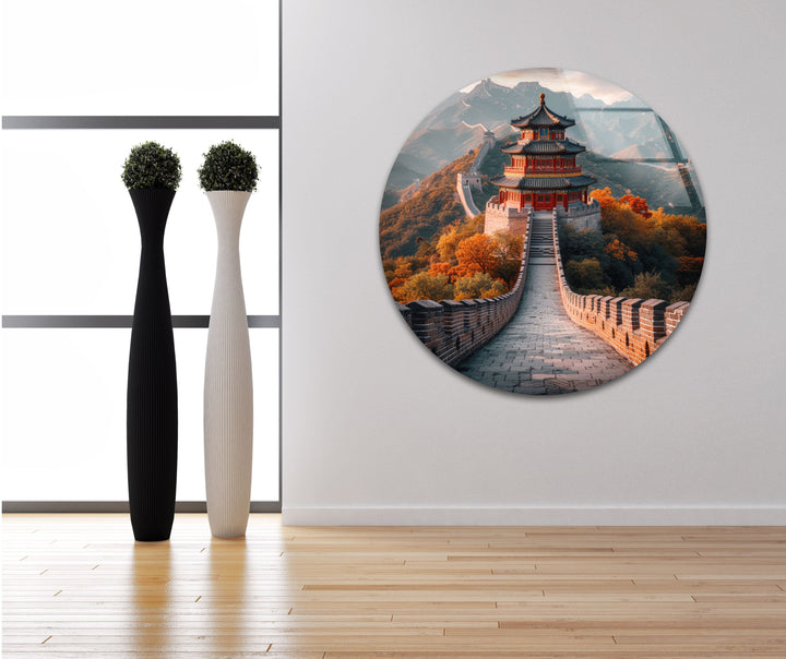 Great China Wall Glass Wall Art glass pictures for Wall, glass prints wall art

