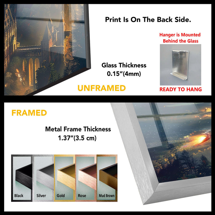 Harry Potter Tempered Glass Wall Art - MyPhotoStation