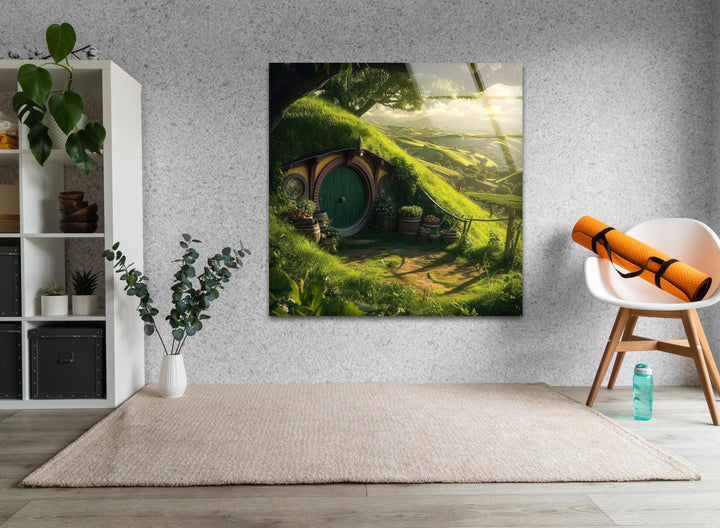 Hobbit House Glass Art
