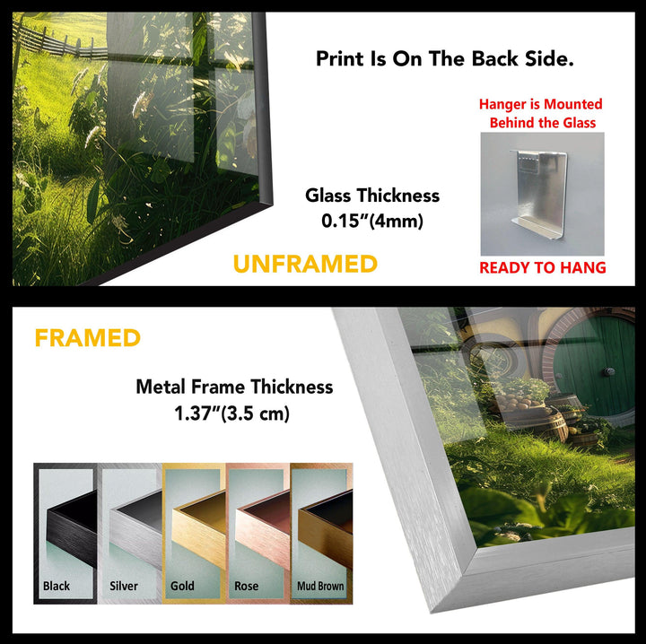 Hobbit House Tempered Glass Wall Art - MyPhotoStation