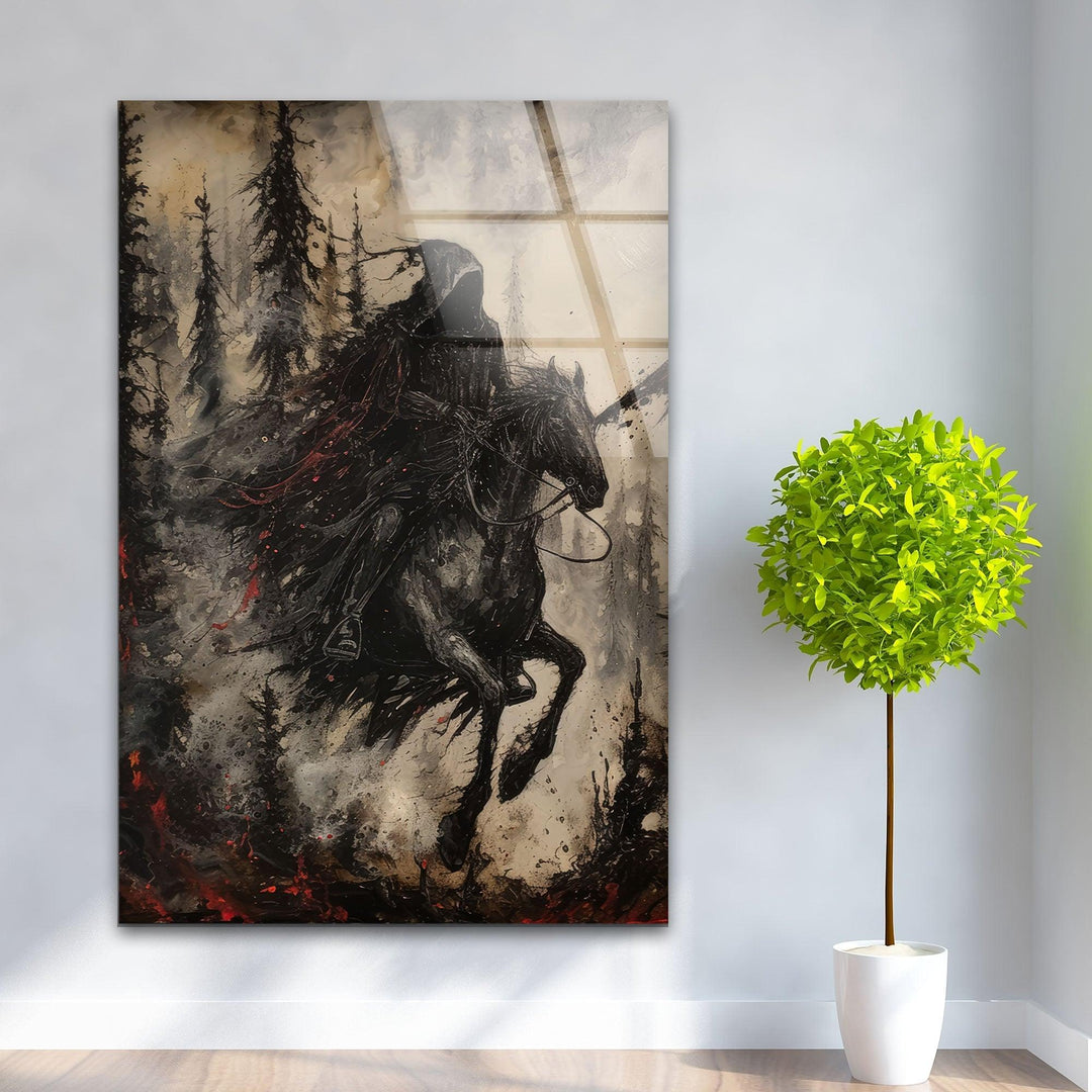 Dark Nazgul Glass Wall Art custom glass pictures, glass art prints
