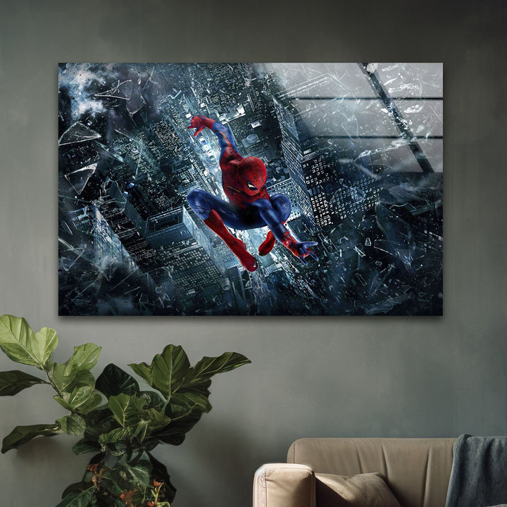 Glaswandkunst „The Amazing Spiderman“ – Banner