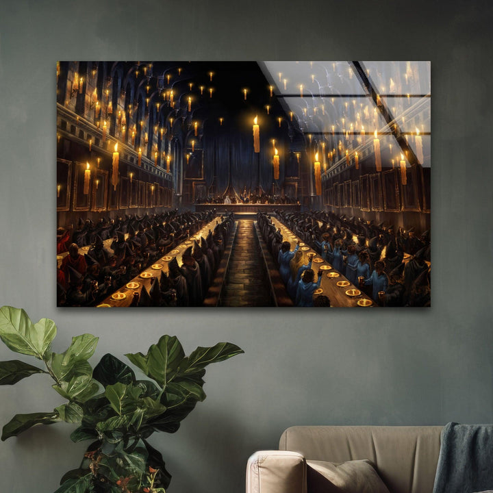 Hogwarts Tempered Glass Wall Art