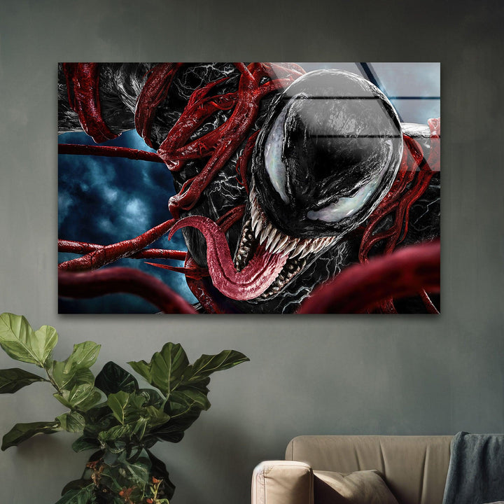 Marvel Venom Glass Wall Art 