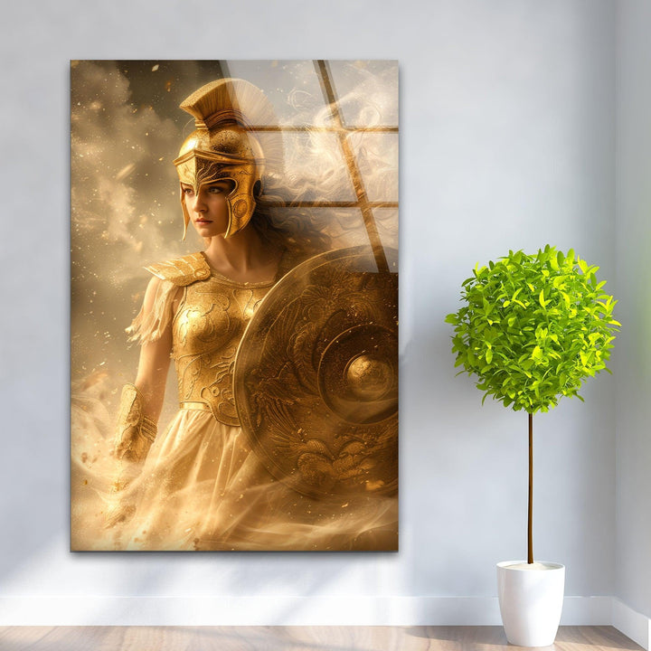Lady Athena Glass Wall Art glass photo prints, glass picture prints
