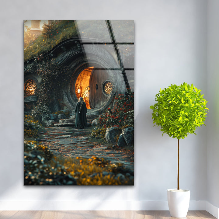 Hobbit House Glass Wall Art glass wall decor, glass wall art decor
