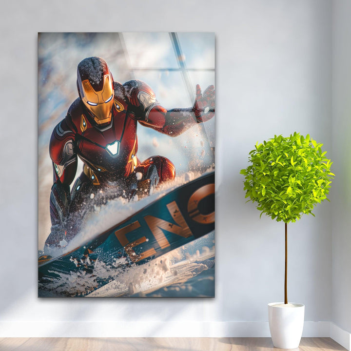 Marvel Iron Man Glass Wall Art