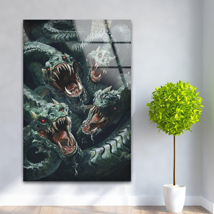 Hydra Glass Wall Art Glass Printing Wall Art, Print photos on glass
