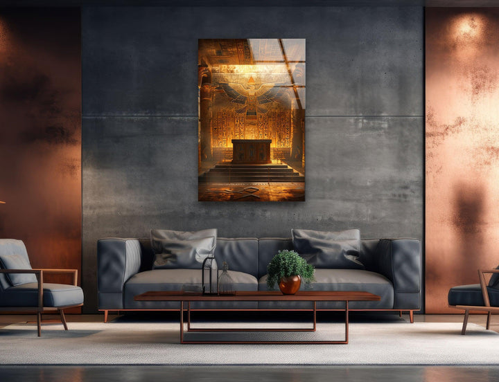 Pharaoh Grave Glass Wall Art, Glass Printing Wall Art, Print photos on glass