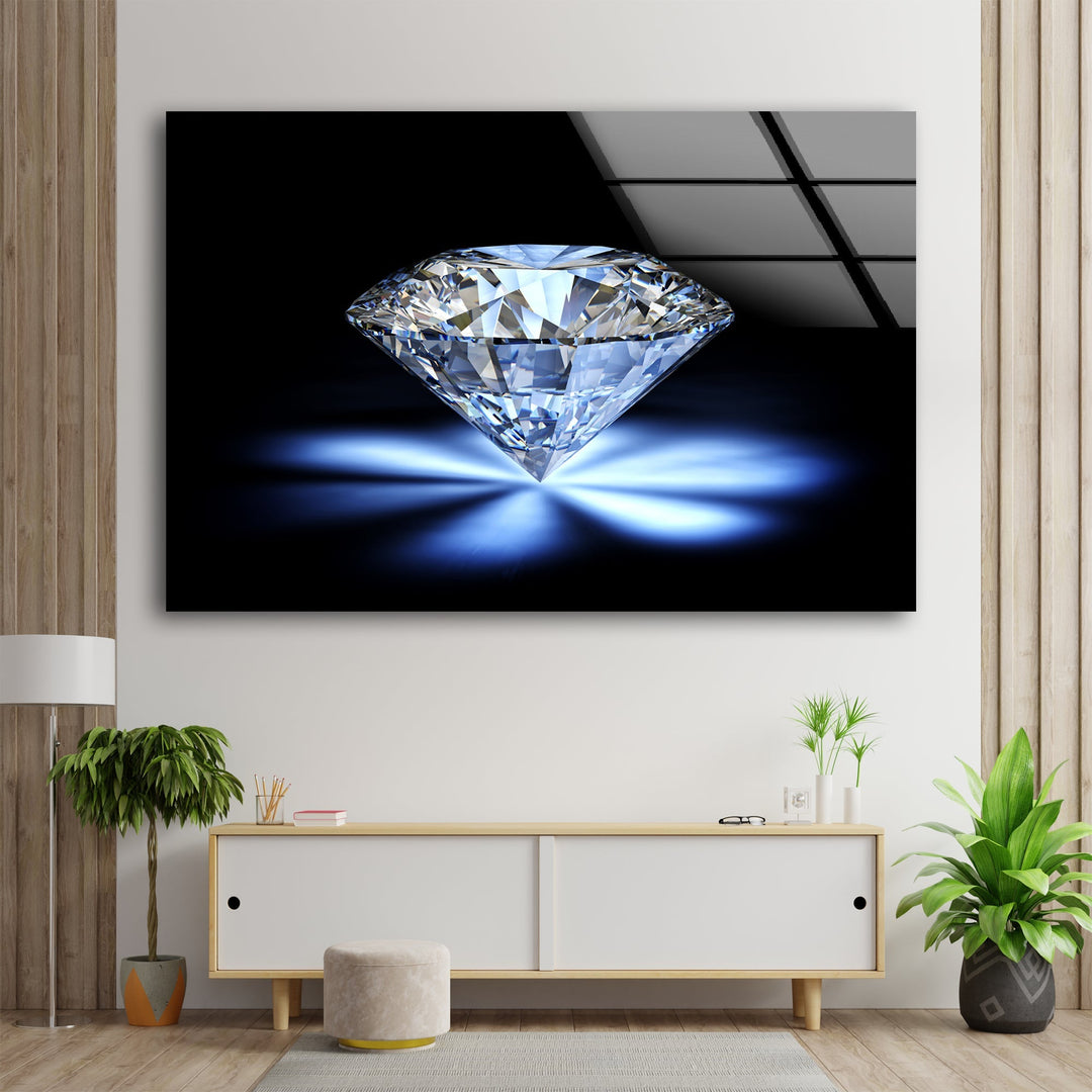Shining Diamond Tempered Glass Wall Art - MyPhotoStation