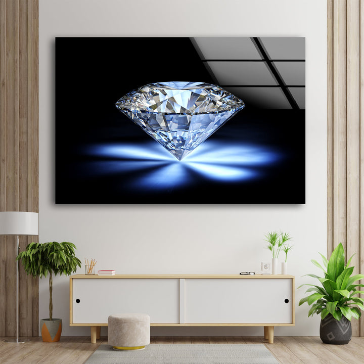 Shining Diamond Tempered Glass Wall Art - MyPhotoStation