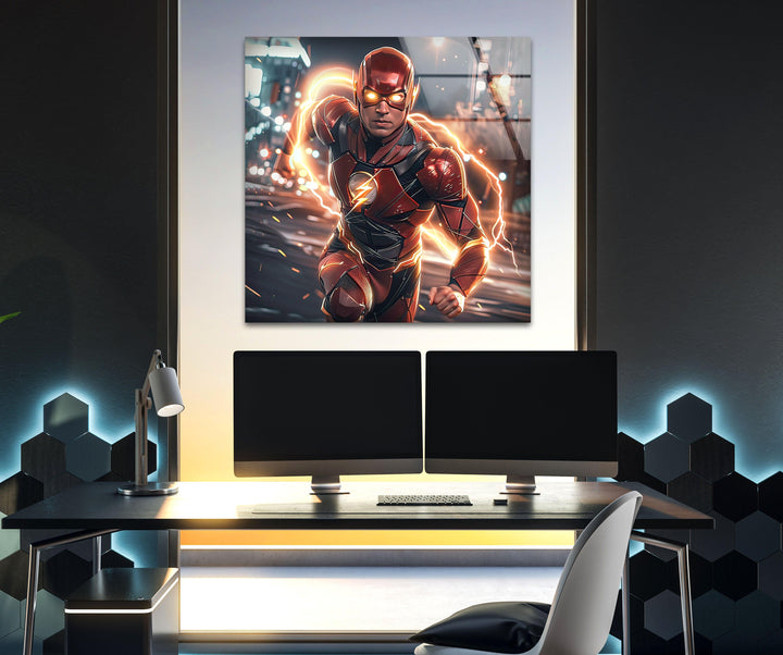 Flash Glass Wall Art glass art painting, glass art for the Wall
