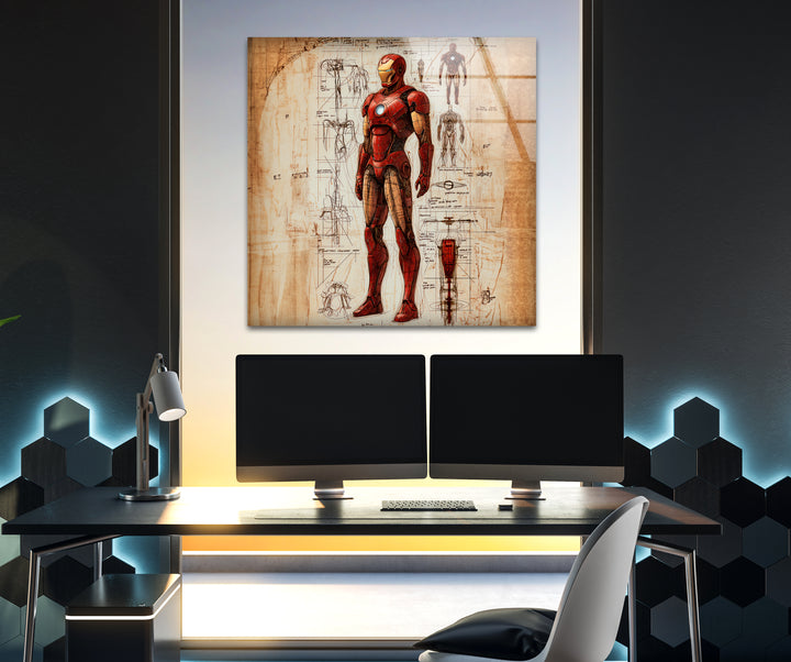 Vibrant superheroes art celebrating the strength and heroism of beloved icons

