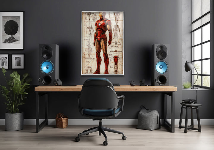 Eye-catching superheroes artwork designed to bring excitement and dynamic energy to any room
