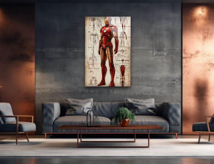 Superheroes wall art showcasing creative and detailed illustrations of heroic adventures
