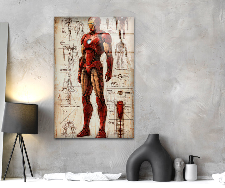 Striking superheroes art perfect for fans, blending iconic imagery with artistic flair