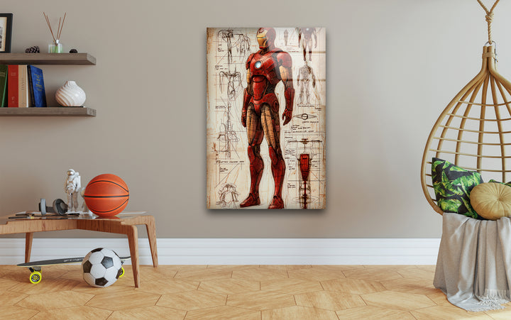 Superheroes art showcasing iconic characters brought to life with bold and vibrant designs

