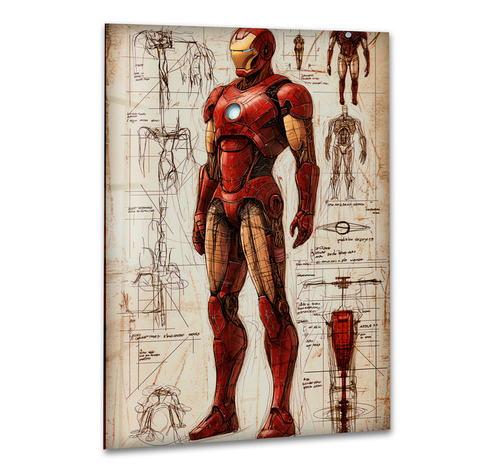 Superheroes art showcasing iconic characters brought to life with bold and vibrant designs
