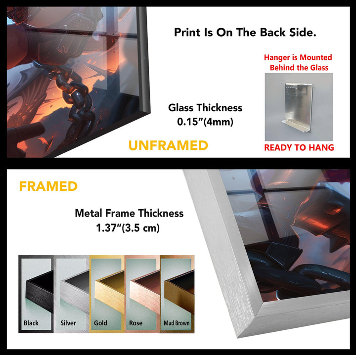 Jinx (League of Legends) Tempered Glass Wall Art - MyPhotoStation