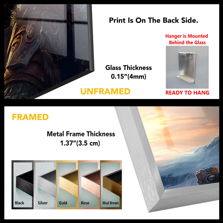 WOW Thrall Glass Wall Art