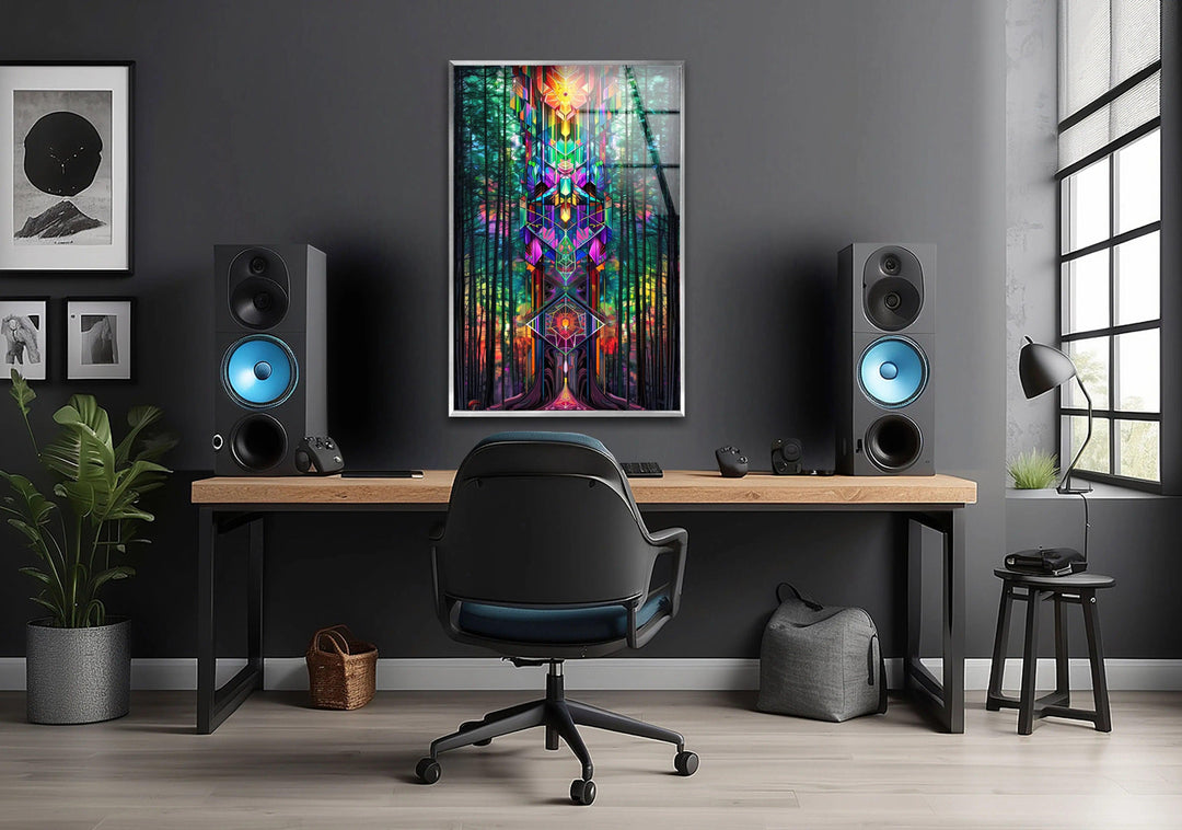 Kaleydoskop Tempered Glass Wall Art - MyPhotoStation